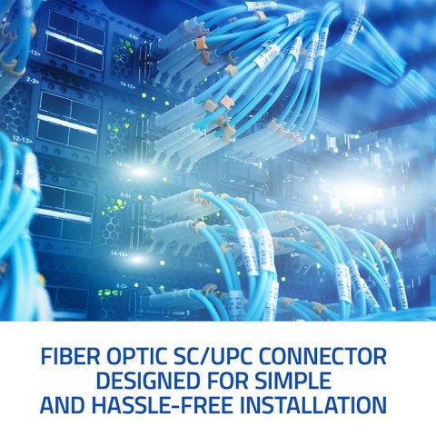 Qoltec Złącza światłowodowe SC/UPC | Singlemode | 3.0mm