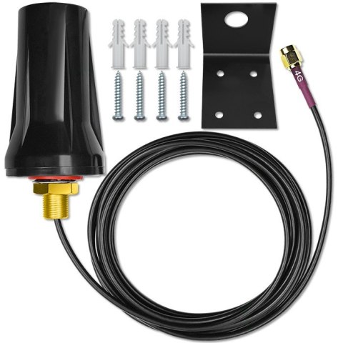 Qoltec Antena 4G LTE DUAL | 7dBi | dookólna | zewnętrzna