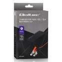 Qoltec Automatyczna ładowarka do akumulatora AGM GEL STD | Prostownik 24V | 2A | 48W | LED | Kabel 1.8m