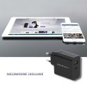 Qoltec Ładowarka sieciowa 45W | 5-20V | 2.25-3A | USB typ C PD | USB 3.0 | Czarna