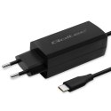 Qoltec Ładowarka sieciowa 90W GaN Super Fast | 5-20V | 3-4.5A | USB-C 3.1 | Laptop | Smartfon | Tablet