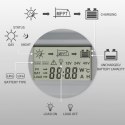 Qoltec Solarny regulator ładowania MPPT z czujnikiem temperatury 20A |12V / 24V | LCD | 2 x USB | GEL | LiFePO4