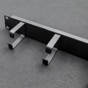Qoltec Solidny stalowy Organizer kabli do szaf RACK 19" | 1U