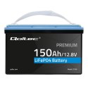 Qoltec Akumulator LiFePO4 Litowo-Żelazowo-Fosforanowy | 12.8V | 150Ah | 1920Wh| BMS