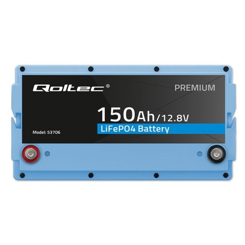 Qoltec Akumulator LiFePO4 Litowo-Żelazowo-Fosforanowy | 12.8V | 150Ah | 1920Wh| BMS