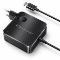 Qoltec Ładowarka sieciowa GaN Super Fast 100W | USB-C PD | 5-20V | 3-5A | Laptop | MacBook | Smartfon | kabel 1.8m
