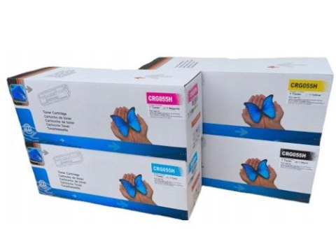 4x Wysokowydajny Toner do Canon 055H CMYK CRG-055H LBP662 LBP663, MF741CHIP