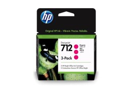 OEM Oryginalny Tusz Magenta HP 712 Trójpak (3ED78A)