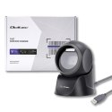 Qoltec Stacjonarny czytnik kodów 1D | 2D | USB