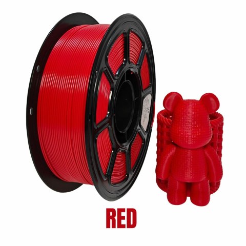 Profesjonalny Filament NR-044 / PLA RED 1,75mm 1KG