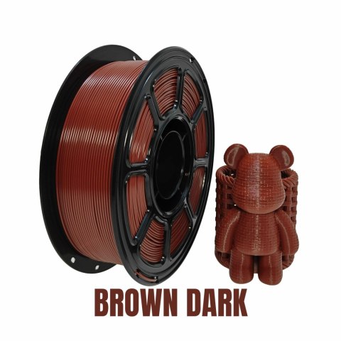 Profesjonalny Filament NR-058 / PLA BROWN DARK 1,75mm (1KG)