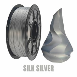 Profesjonalny Filament NR-073 / PLA+ SILK SILVER (1,75mm 1KG)
