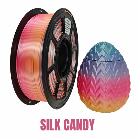 Profesjonalny Filament NR-078 / PLA+ SILK CANDY 1,75mm (1KG)