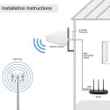 Qoltec Antena 4G LTE | 18 dBi | Zewnętrzna