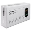 Qoltec Automatyczny Stabilizator napięcia AVR 3000VA | 1800W | Compact | Toroidalny transformator