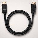Qoltec Kabel DisplayPort v2.1 męski | DisplayPort v2.1 męski | 8K | 54G | 1.5m