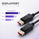 Qoltec Kabel DisplayPort v2.1 męski | DisplayPort v2.1 męski | 8K | 54G | 2m