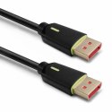 Qoltec Kabel DisplayPort v2.1 męski | DisplayPort v2.1 męski | 8K | 80G | 1.5m