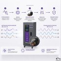 Qoltec Trójfazowy stabilizator napięcia AVR MULTIPROTECTION |10kVA | Dokładność ± 3% | Serwomotor 3F | LCD | Expert Line