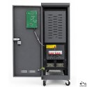 Qoltec Trójfazowy stabilizator napięcia AVR MULTIPROTECTION |15kVA | Dokładność ± 3% | Serwomotor 3F | LCD | Expert Line