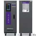 Qoltec Trójfazowy stabilizator napięcia AVR MULTIPROTECTION | 30kVA | Dokładność ± 3% | Serwomotor 3F | LCD | Expert Line