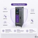 Qoltec Trójfazowy stabilizator napięcia AVR MULTIPROTECTION | 40kVA | Dokładność ± 3% | Serwomotor 3F | LCD | Expert Line