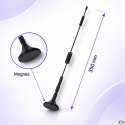 Qoltec Antena 4G LTE dookólna DUAL | 7dBi | Wewnętrzno-zewnętrzna