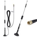Qoltec Antena 4G LTE dookólna DUAL | 7dBi | Wewnętrzno-zewnętrzna