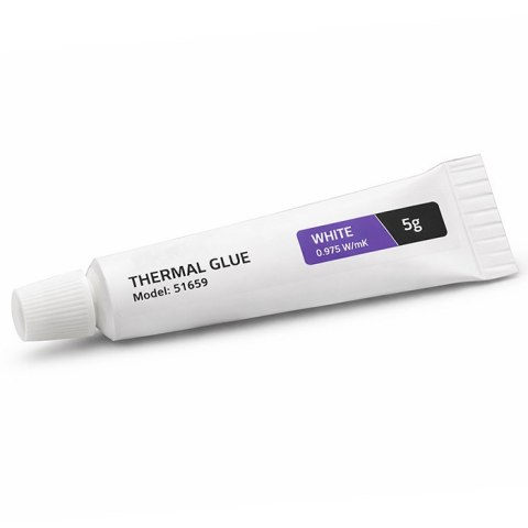 Qoltec Klej termoprzewodzący 0.975 W/m-K | 5g | Biały
